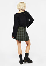 Eliana Celestial Pointelle Knit Crop Jumper