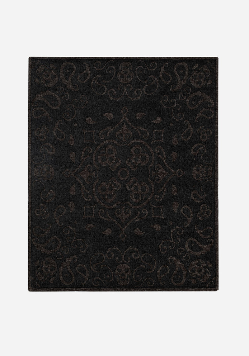 Anarchy Skull Jacquard Cotton Chenille Blanket