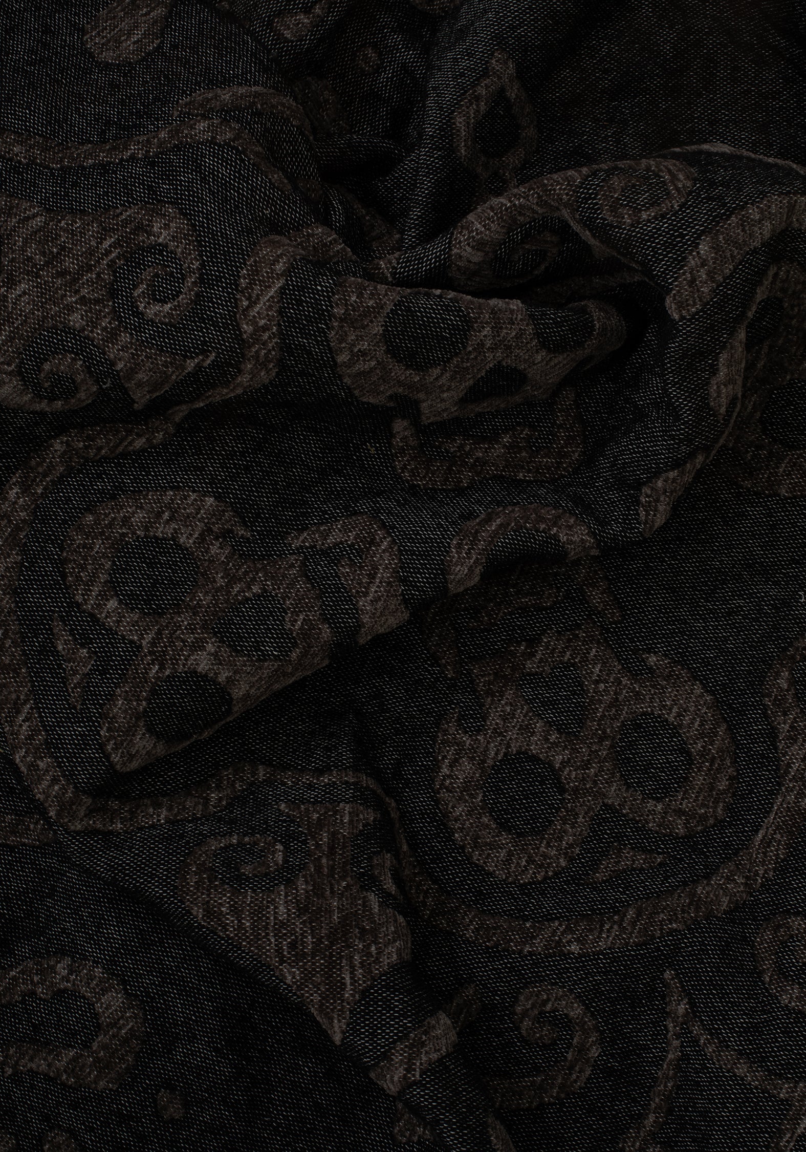 Anarchy Skull Jacquard Cotton Chenille Blanket
