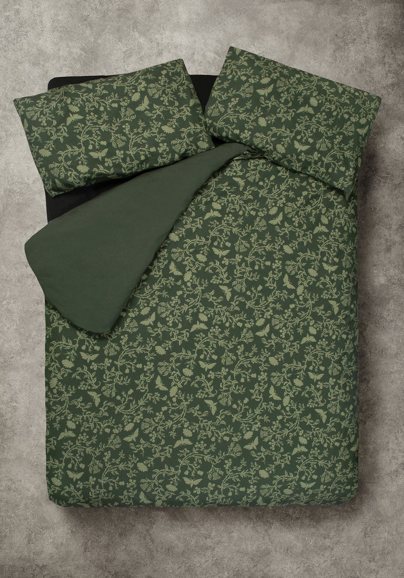 Wildwood Floral Print Cotton Bedding Set - King