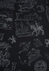 Heresy Woodcut Print Cotton Bedding Set - EU Double