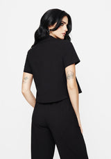 Thorell Embroidered Cotton Button Up Shirt