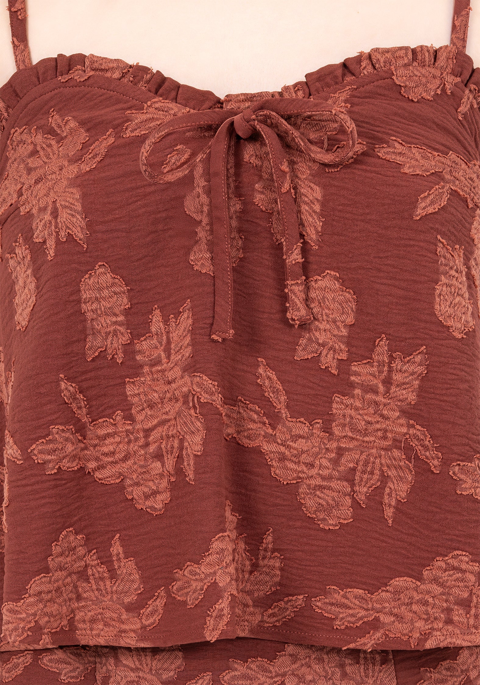 Prosperity Floral Frill Neck Cami Top