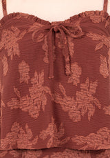 Prosperity Floral Frill Neck Cami Top