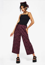 Morgana Cotton Broderie Tie Waist Culottes