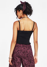 Helia Cotton Shirred Cami Top