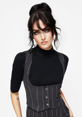 Bellum Stripe Tailored Waistcoat