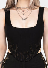 Helena Embroidered Corset Top