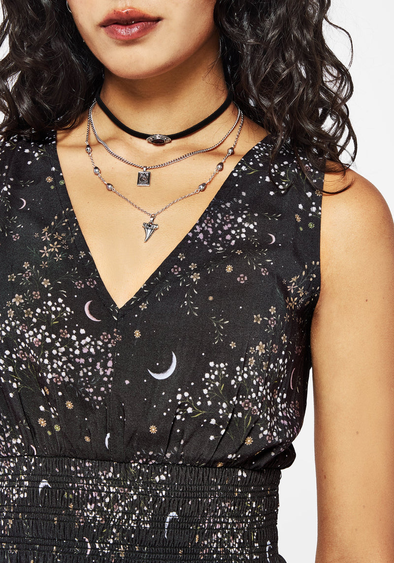 Peaseblossom Celestial Smocked Waist Top