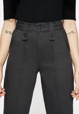 Pinhead Embroidered Belted Balloon Leg Trousers