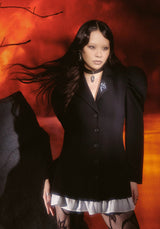 Maura Tailored Double Layered Blazer Dress