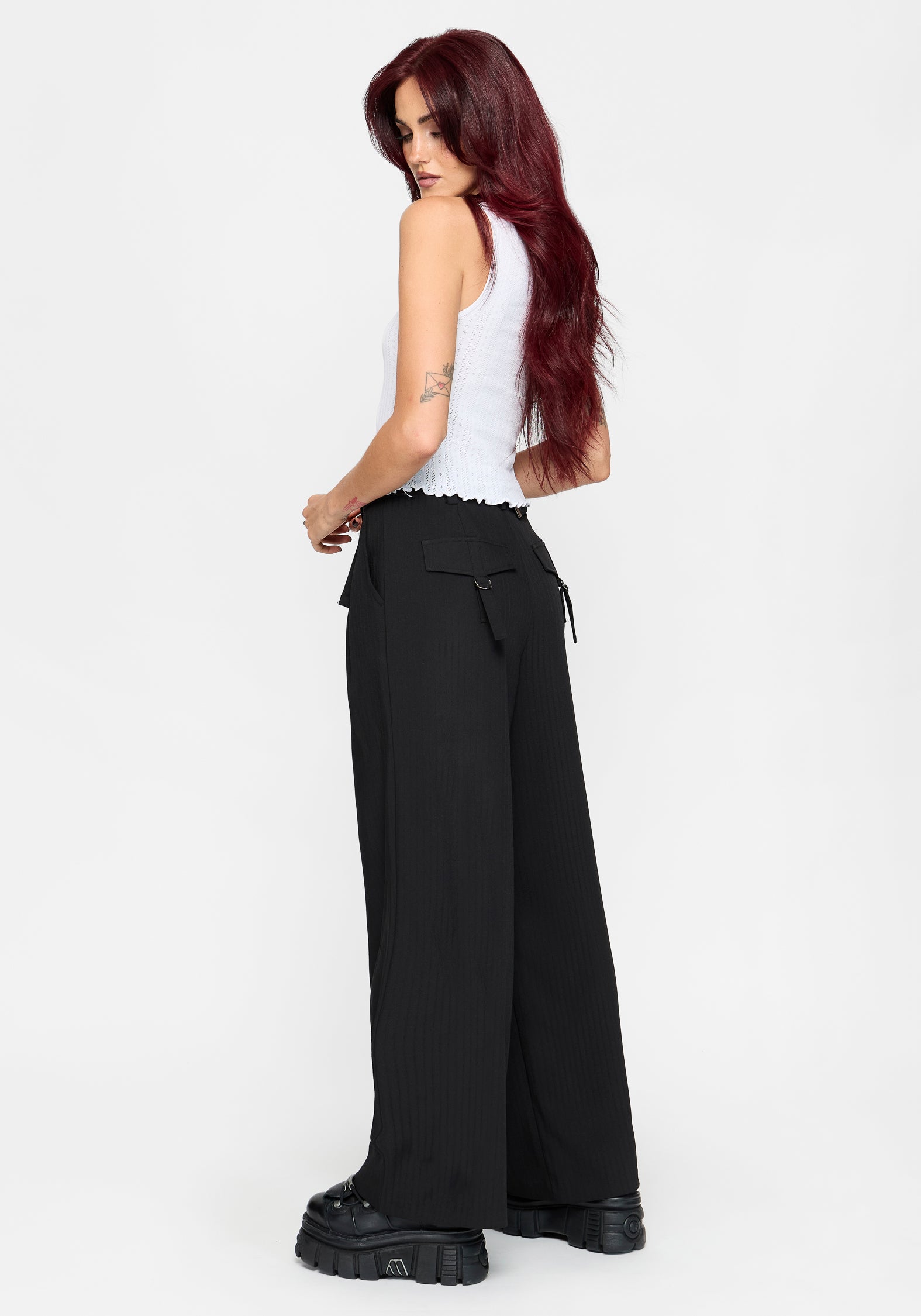 Thalia Tailored Wide Leg Trousers