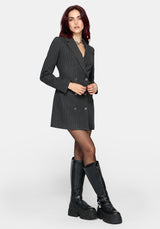 Blair Pinstripe Blazer Dress