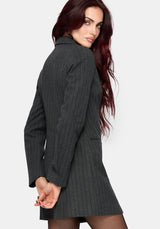Blair Pinstripe Blazer Dress