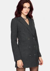 Blair Pinstripe Blazer Dress