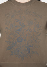 Galerina Graphic Print Cotton Sweatshirt