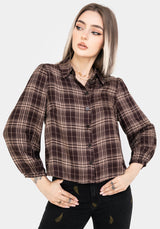 Adra Check Button Up Shirt