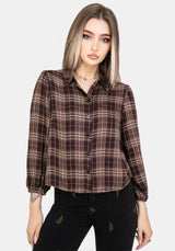 Adra Check Button Up Shirt