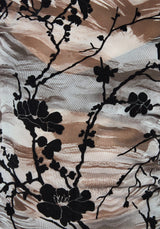 Wytchelm Flocked Mesh Short Sleeve Top - Blue