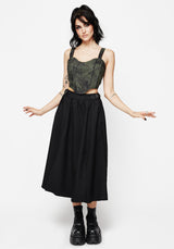 Alessandra Tie Dye Print Corset Top