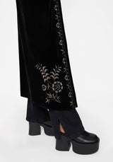 Kobra Velvet Snake Embroidered Longline Kimono