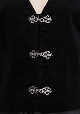 Mire Sleeveless Corduroy Waistcoat Top