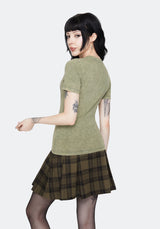 Thymus Graphic Print Fitted Cotton T-Shirt