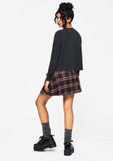 Anointing Long Sleeve Graphic Jersey Crop Top