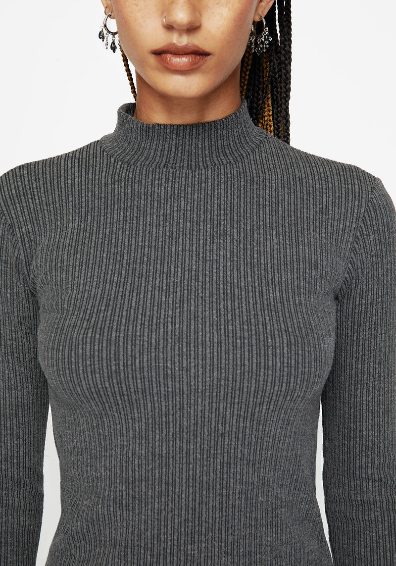Bryony Striped Long Sleeve Crop Top