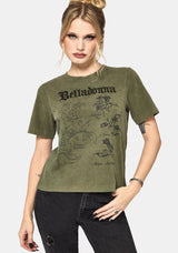 Belladonna Graphic Embroidered Regular Fit T-Shirt