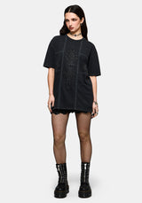 Blake Lace Oversized Graphic T-Shirt