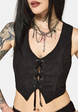 Lila Embroidered Corset Top