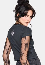 Deadly Blossom Short Sleeve Baby Tee