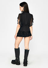 Fia Bindung Hals Bluse