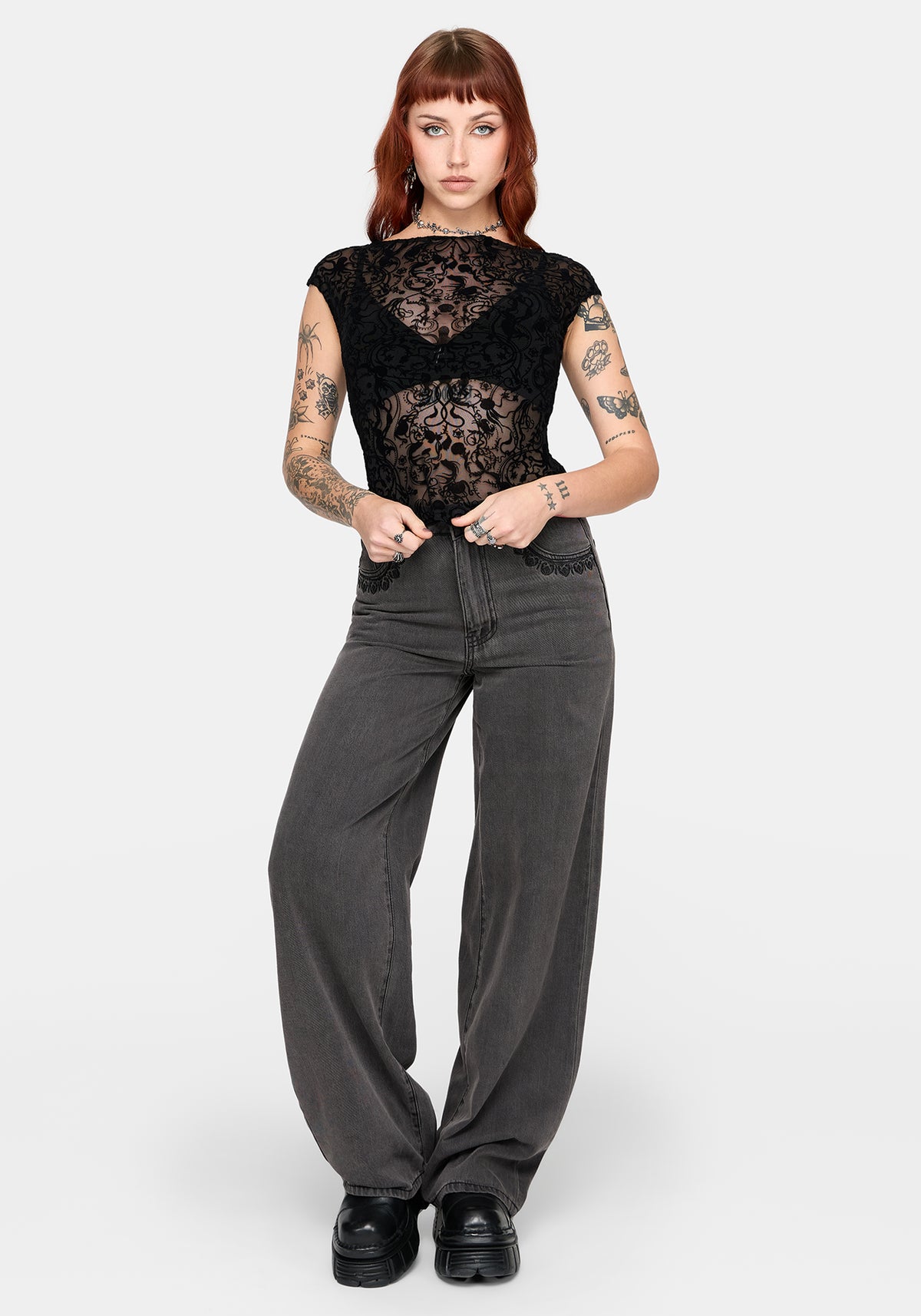 Women's Mesh Tops | Disturbia - Shop Women's Gothic, Alternative