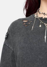Brooke Distressed Oversized T-Shirt