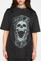 Requiem Veil Lace Oversized T-Shirt