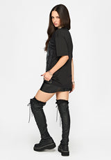 Requiem Veil Lace Oversized T-Shirt