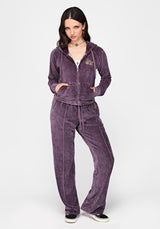 Solara Phoenix Embroidered Wide Leg Jogger