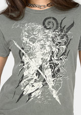 Scáthach Anime Fitted Tee