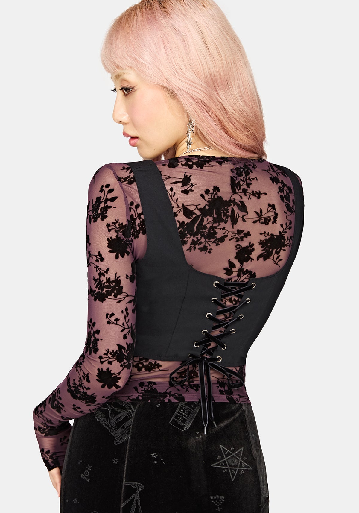Equinox Embroidered Corset Top
