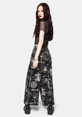 Trinity Moon Print Pull On Culotte