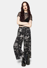 Trinity Moon Print Pull On Culotte