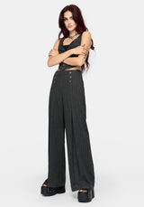 Blair Pinstripe High Waist Tailored Trouser