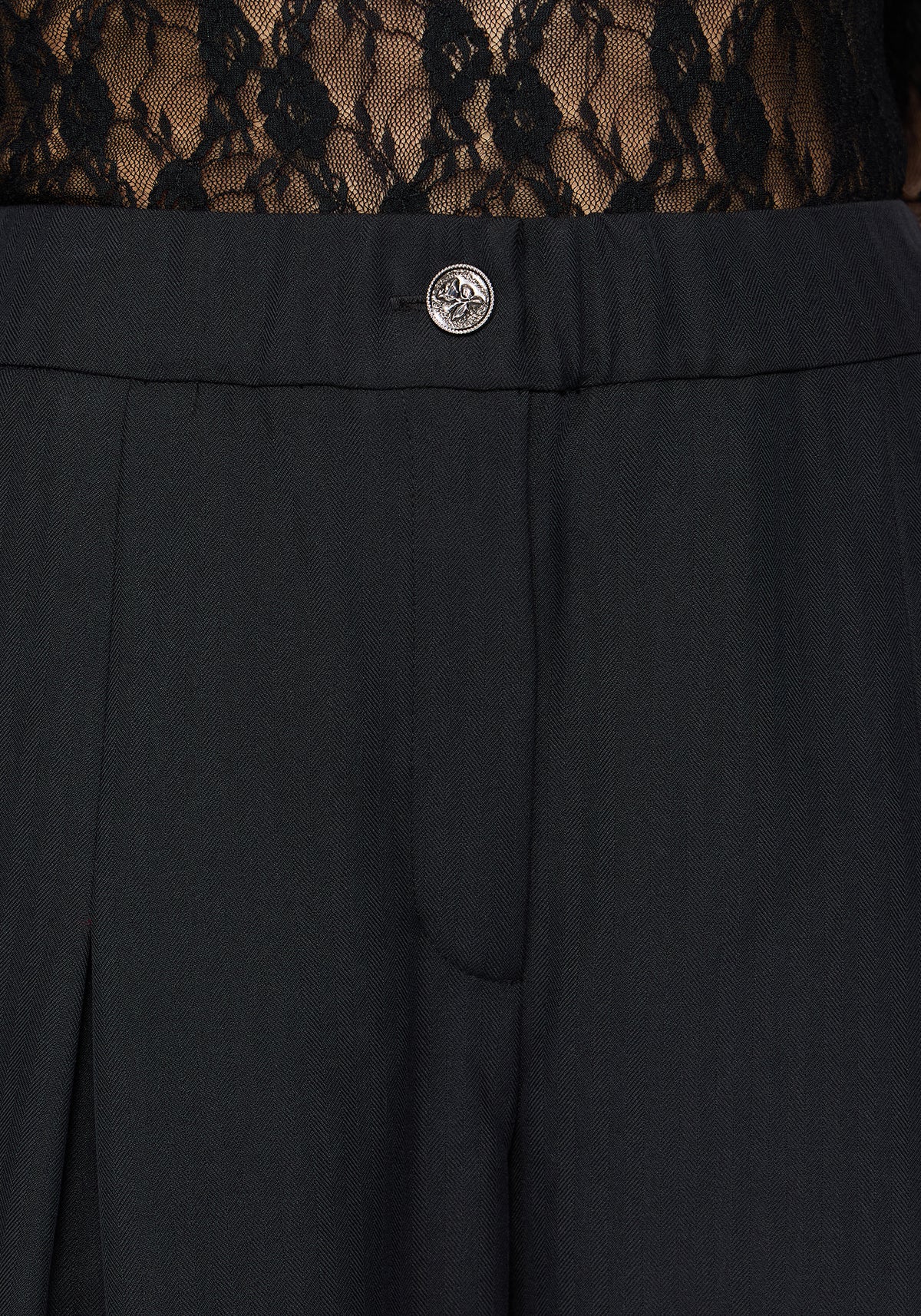 Devon Lace Up Wide Leg Trouser