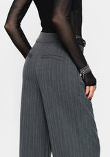 Nightingale Pinstripe Wide Leg Trouser