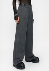 Nightingale Pinstripe Wide Leg Trouser