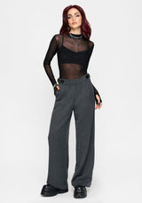 Nightingale Pinstripe Wide Leg Trouser