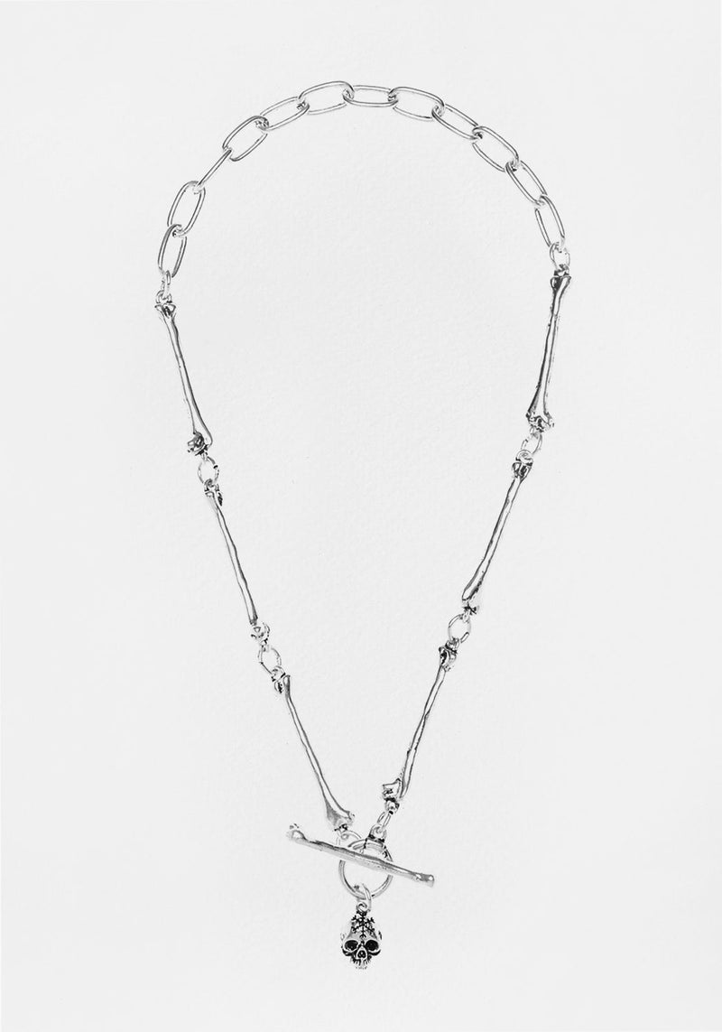 MORI BONES BLACK AGATE CHOKER