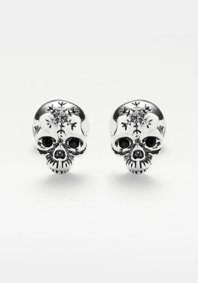 MORI SKULL STUD EARRINGS